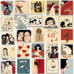 Retro Japanese Stickers 8 Retro Japanese Stickers -Decor Sales 68 0963e674 0631 4e94 9c65 b87a4ccd579c