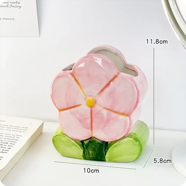 Ceramic Flower Pen Holder 7 Ceramic Flower Pen Holder - Image 5