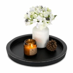 Rustic Round Decorative Tray -Decor Sales 69 3ef0a9dd d31e 44f3 a947 c467f66c2c77