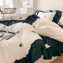 Rose Embroidery Bedding Set -Decor Sales 79 5272030f 9374 4c62 8a81 9c21e36ffce9
