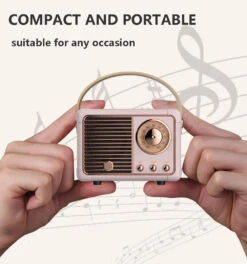 Retro Sound Mini Bluetooth Speaker -Decor Sales 82 222a1e85 40d1 4b51 a3bf bd98074ebae2