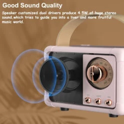 Retro Sound Mini Bluetooth Speaker -Decor Sales 83 44f124ac 304f 464c ad07 531d2a3aa437