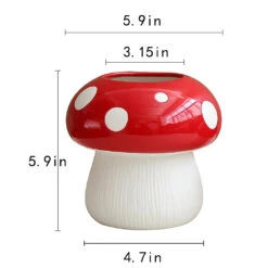 Magical Mushroom Ceramic Vase -Decor Sales 88 9573e6a7 7536 4418 9d46 b82d4ca67171