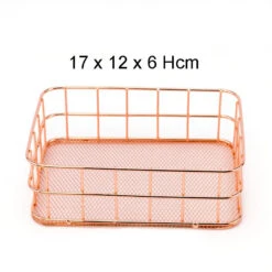 Aesthetic Rose Gold Beauty Basket -Decor Sales 9 cb67f0ba bc27 45ba aeec 8f050fa3357c