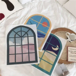 Aesthetic Window Tapestry 17 Aesthetic Window Tapestry -Decor Sales AestheticWindowTapestry1