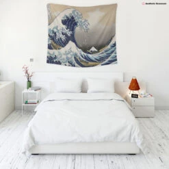 The Great Wave Of Kanagawa Tapestry -Decor Sales GreatWave Visual1
