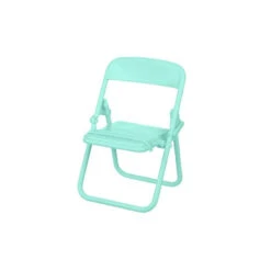 Kawaii Folding Chair Phone Stand -Decor Sales KawaiiFoldingChairPhoneStand Green