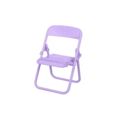 Kawaii Folding Chair Phone Stand -Decor Sales KawaiiFoldingChairPhoneStand Purple