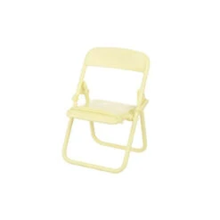Kawaii Folding Chair Phone Stand -Decor Sales KawaiiFoldingChairPhoneStand Yellow