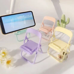 Kawaii Folding Chair Phone Stand -Decor Sales KawaiiFoldingChairPhoneStand7