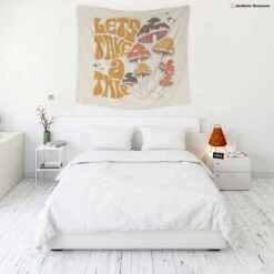 Mushroom Tapestry -Decor Sales MagicMushrooms Visual1