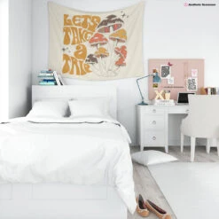 Mushroom Tapestry -Decor Sales MagicMushrooms Visual2