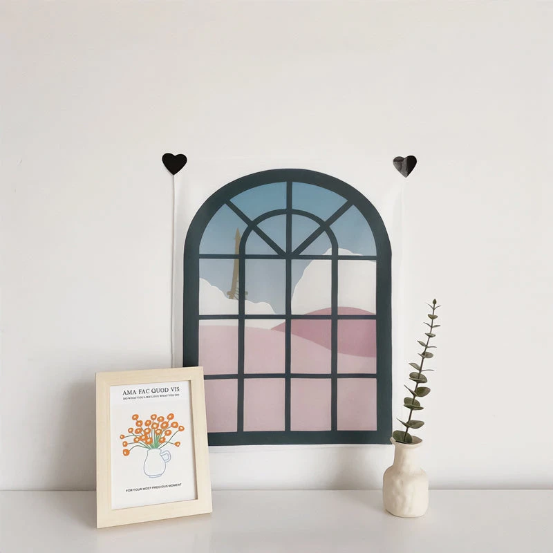 Aesthetic Window Tapestry 6 Aesthetic Window Tapestry - Image 4