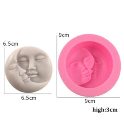 Sun And Moon Candle Mold -Decor Sales SunandMoonCandleMold