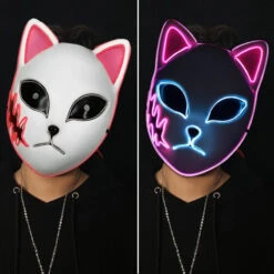 Anime Cat Face Mask -Decor Sales b6 5fe49744 0021 4d24 9f57 9e96bd408331