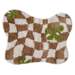 Irregular Checkered Rug 9 Irregular Checkered Rug -Decor Sales coffee