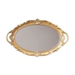 Coquette Vanity Tray -Decor Sales coquettevanitytray gold