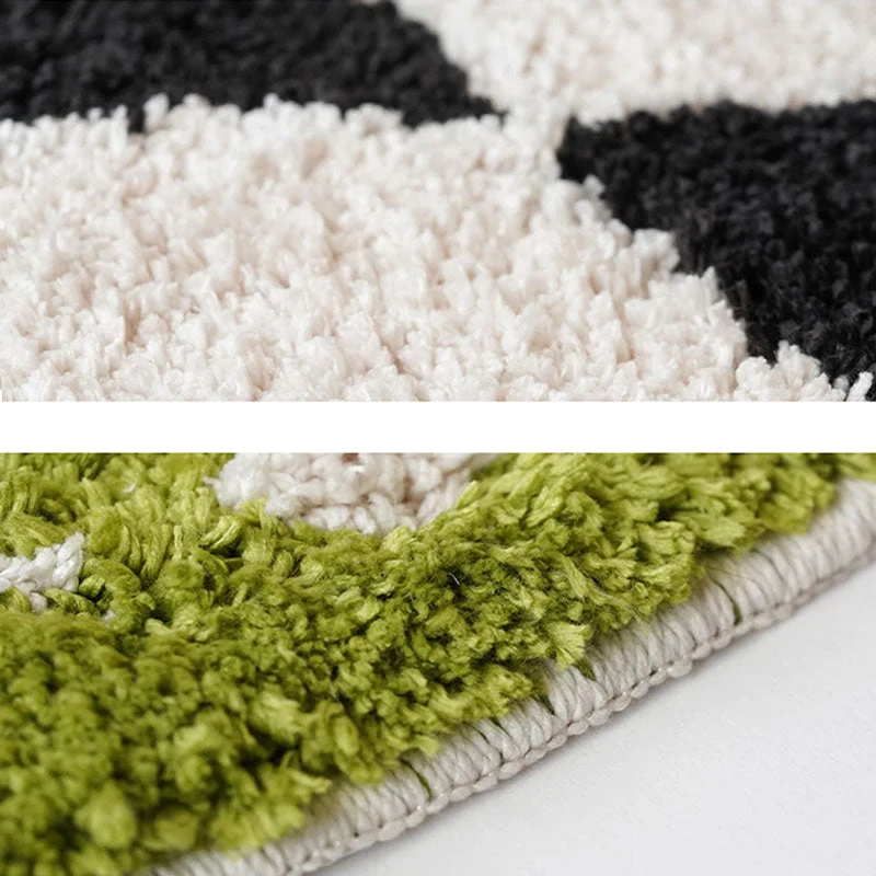 Irregular Checkered Rug 7 Irregular Checkered Rug - Image 5