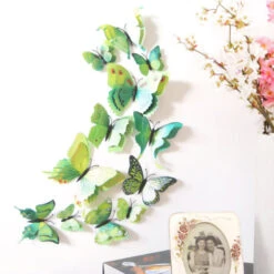 Indie Butterfly Wall Stickers -Decor Sales indiebutterflystickersgreen