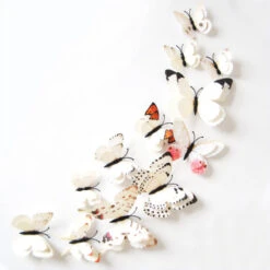 Indie Butterfly Wall Stickers -Decor Sales indiebutterflystickerswhite