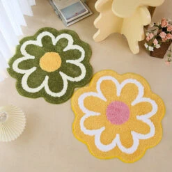 Pastel Flower Rug -Decor Sales pastelflowerrug2