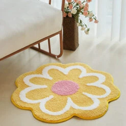 Pastel Flower Rug -Decor Sales pastelflowerrug7