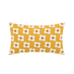 Floral Daisy Cushion Cover -Decor Sales yellowsmall